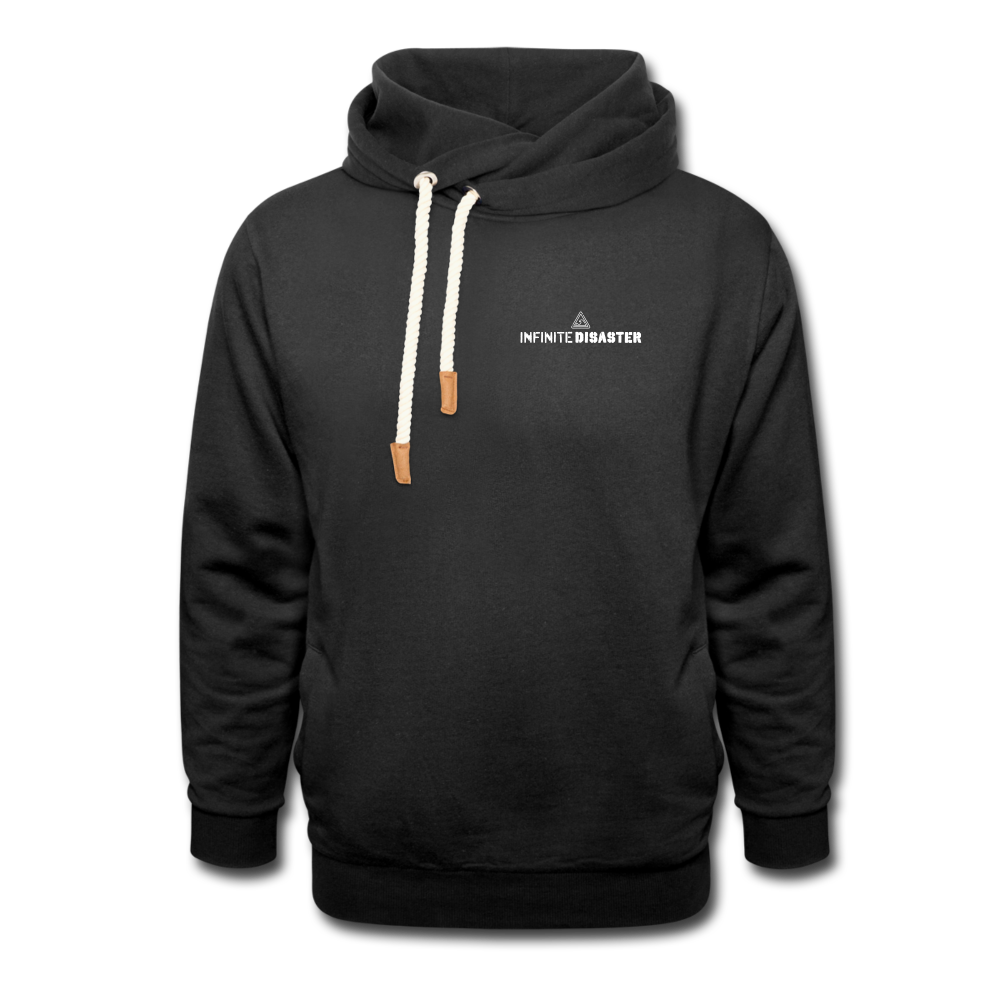 Lighthouse Shawl Collar Hoodie - black