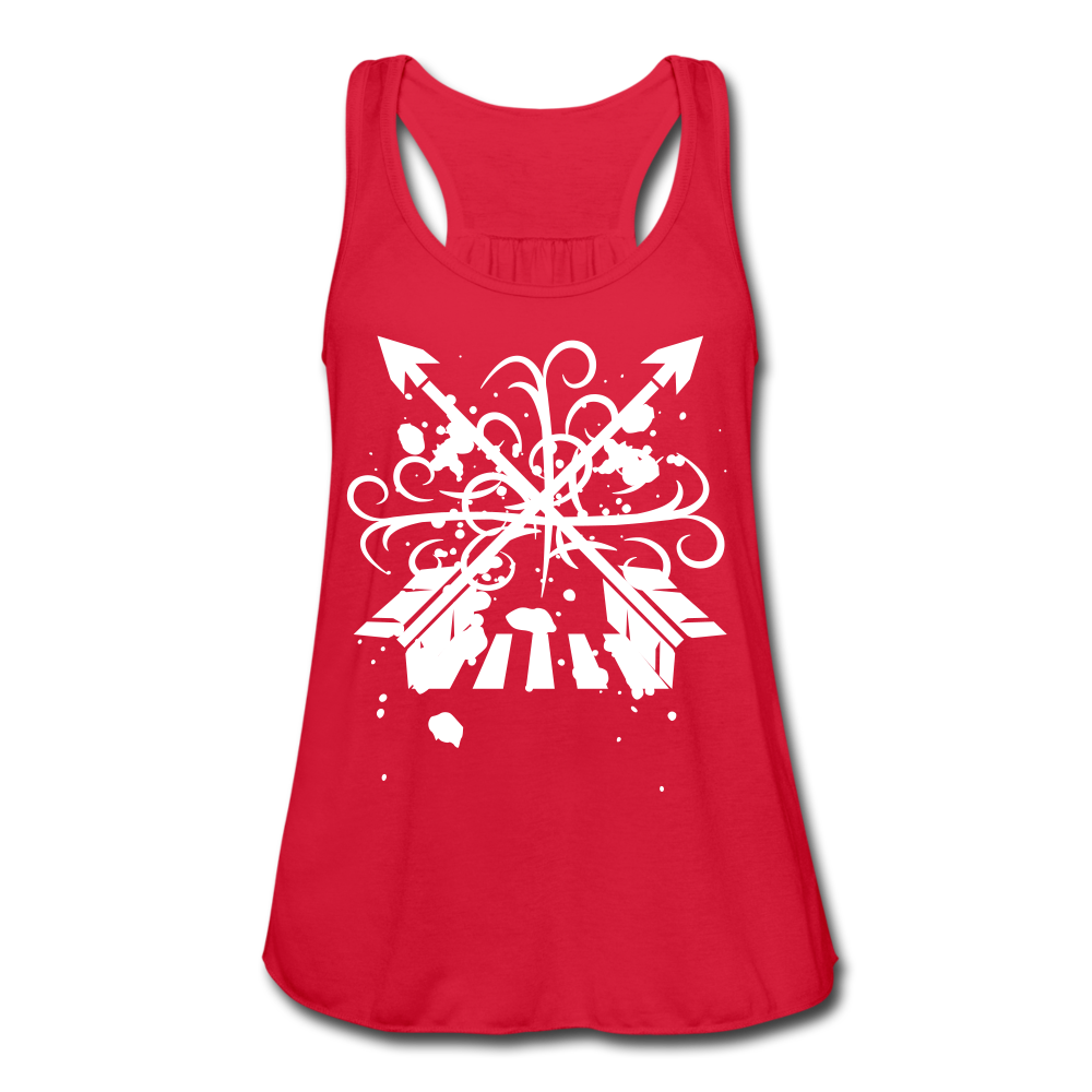 Women's Infinite Flowy Tank Top - red