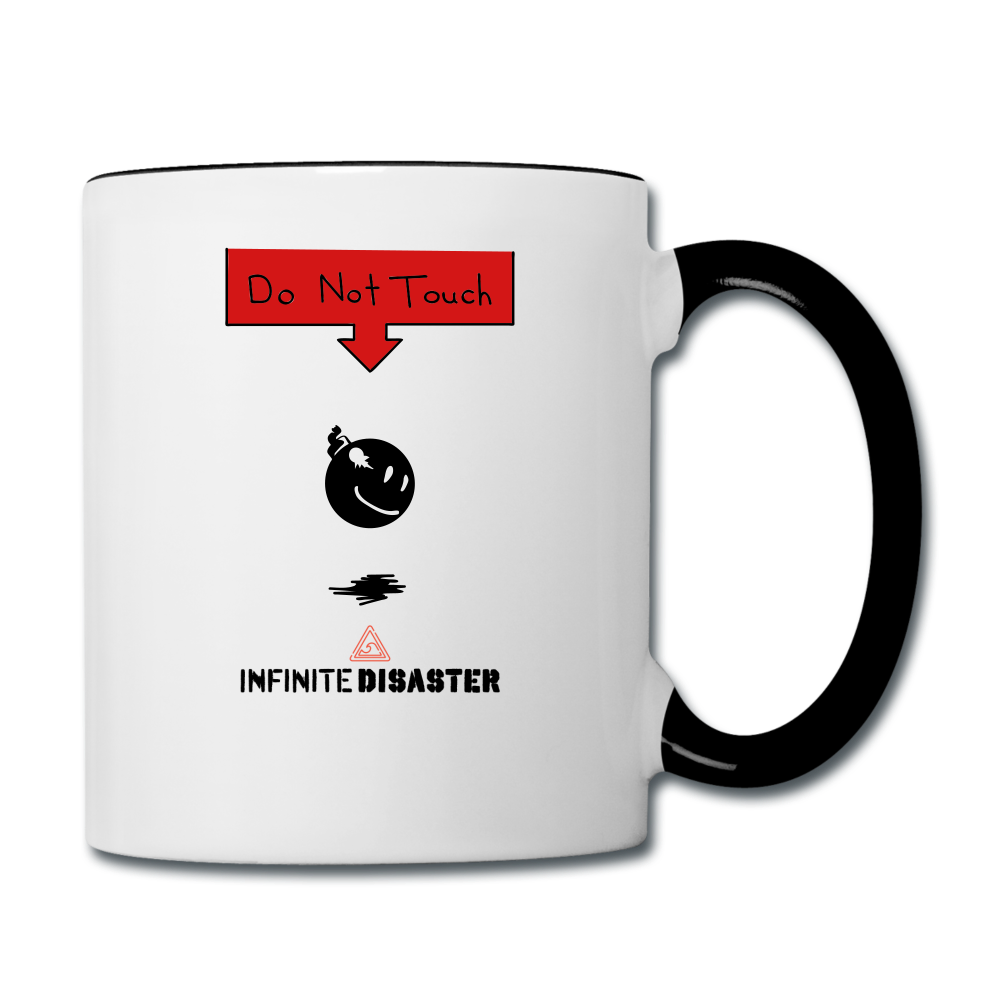Do Not touch Mug - white/black