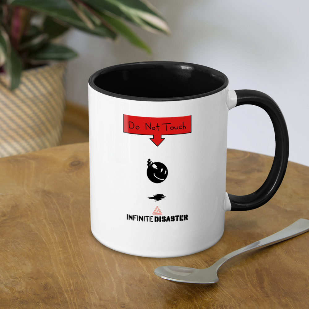 Do Not touch Mug - white/black