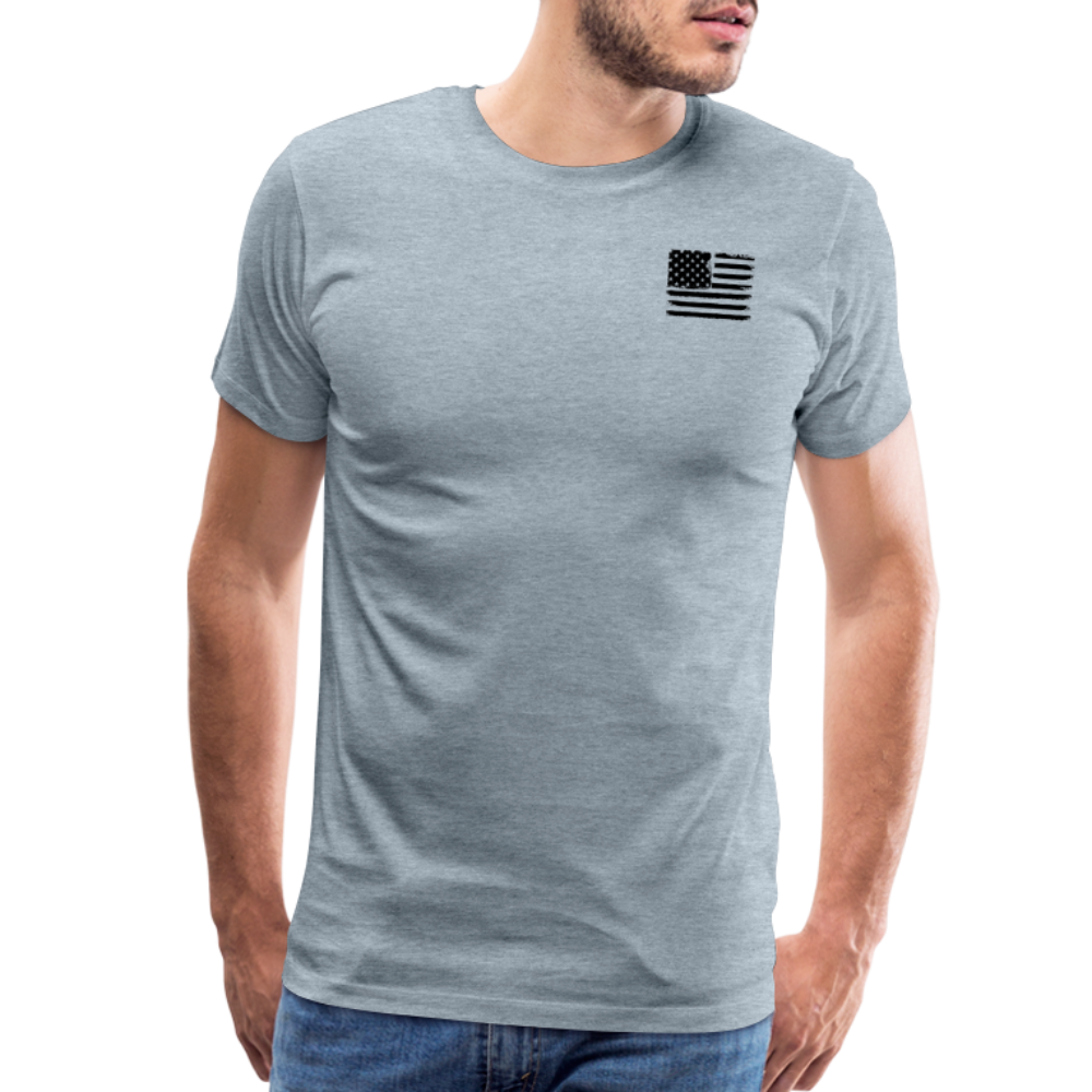 Men's Disaster Shirt - heather ice blue