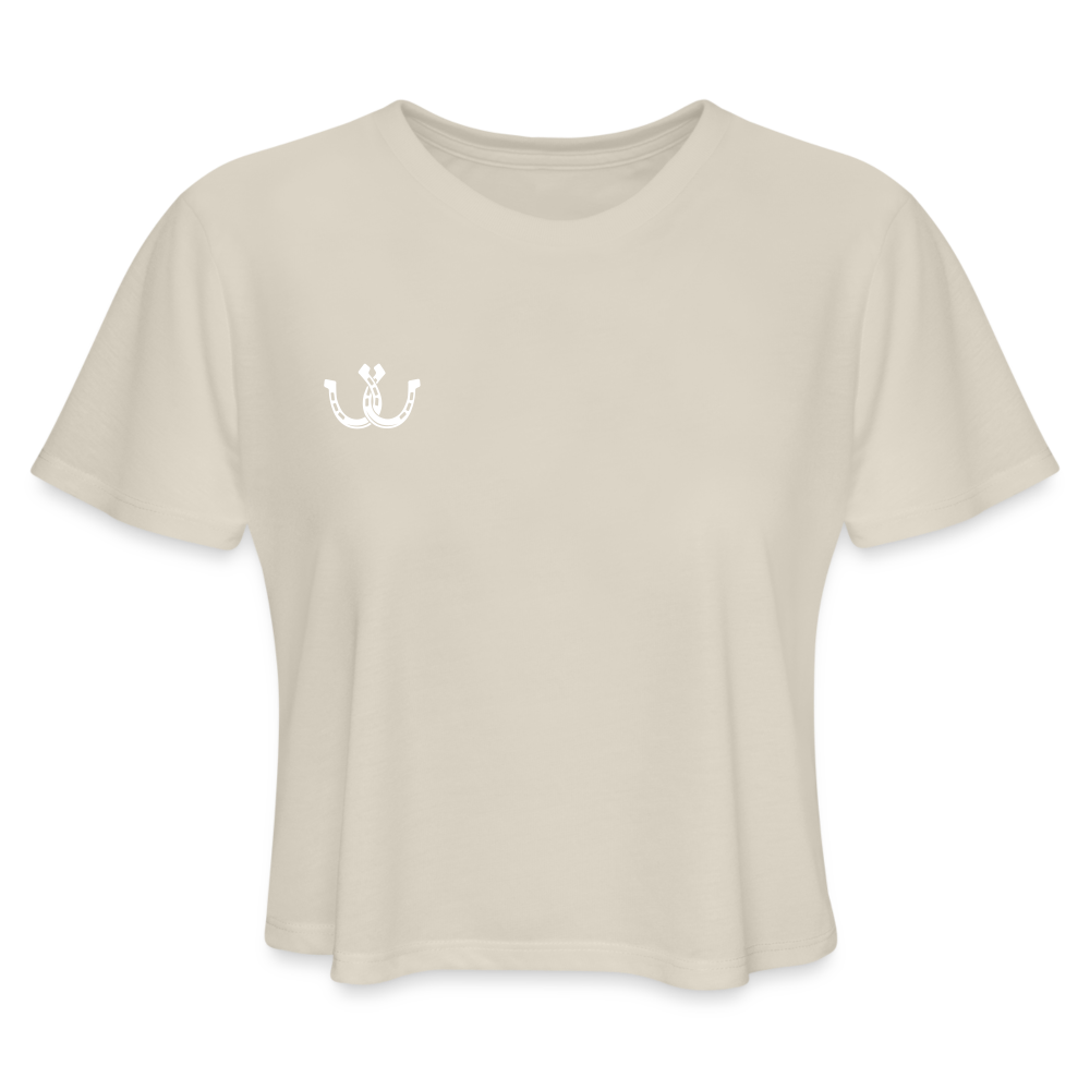 Women's Cropped T-Shirt - dust