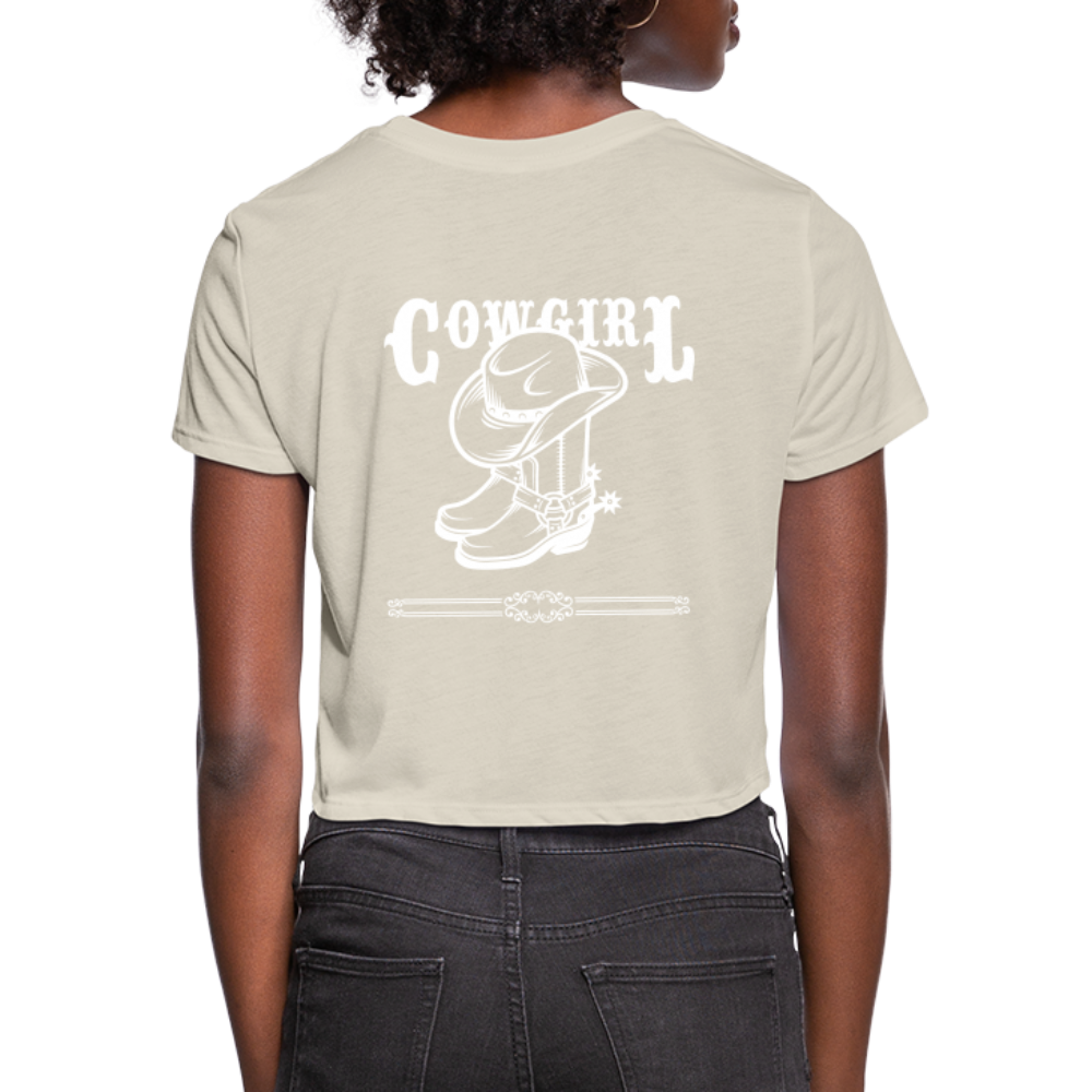 Women's Cropped T-Shirt - dust