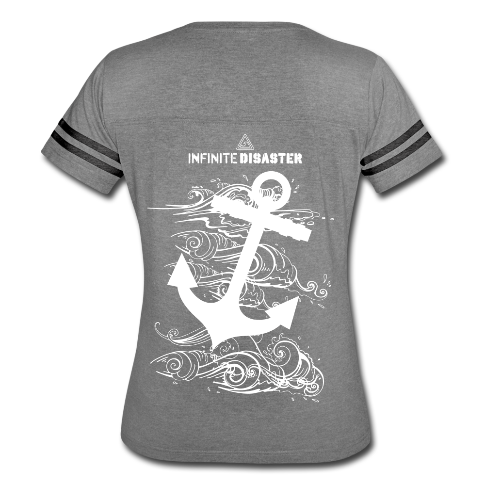 Woman's Infinite anchor shirt - heather gray/charcoal