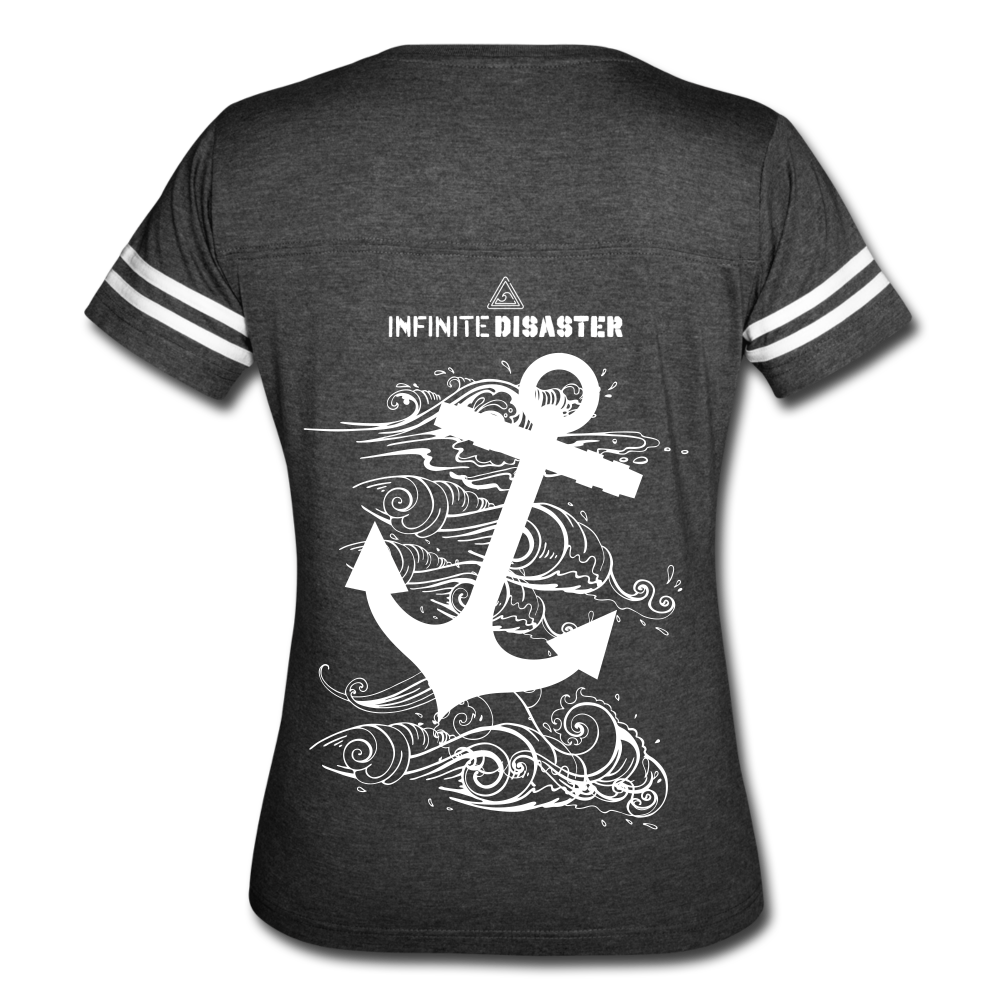 Woman's Infinite anchor shirt - vintage smoke/white