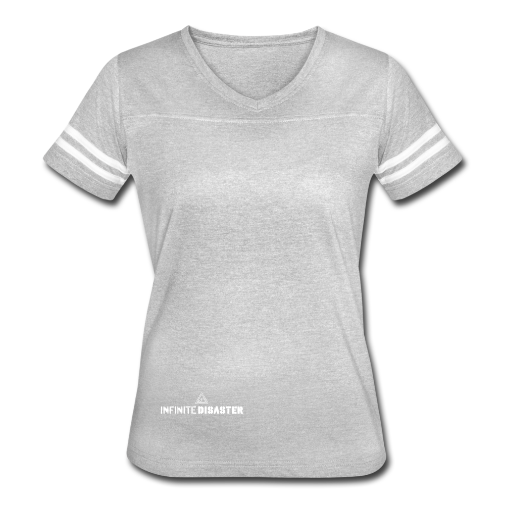 Woman's Infinite anchor shirt - heather gray/white
