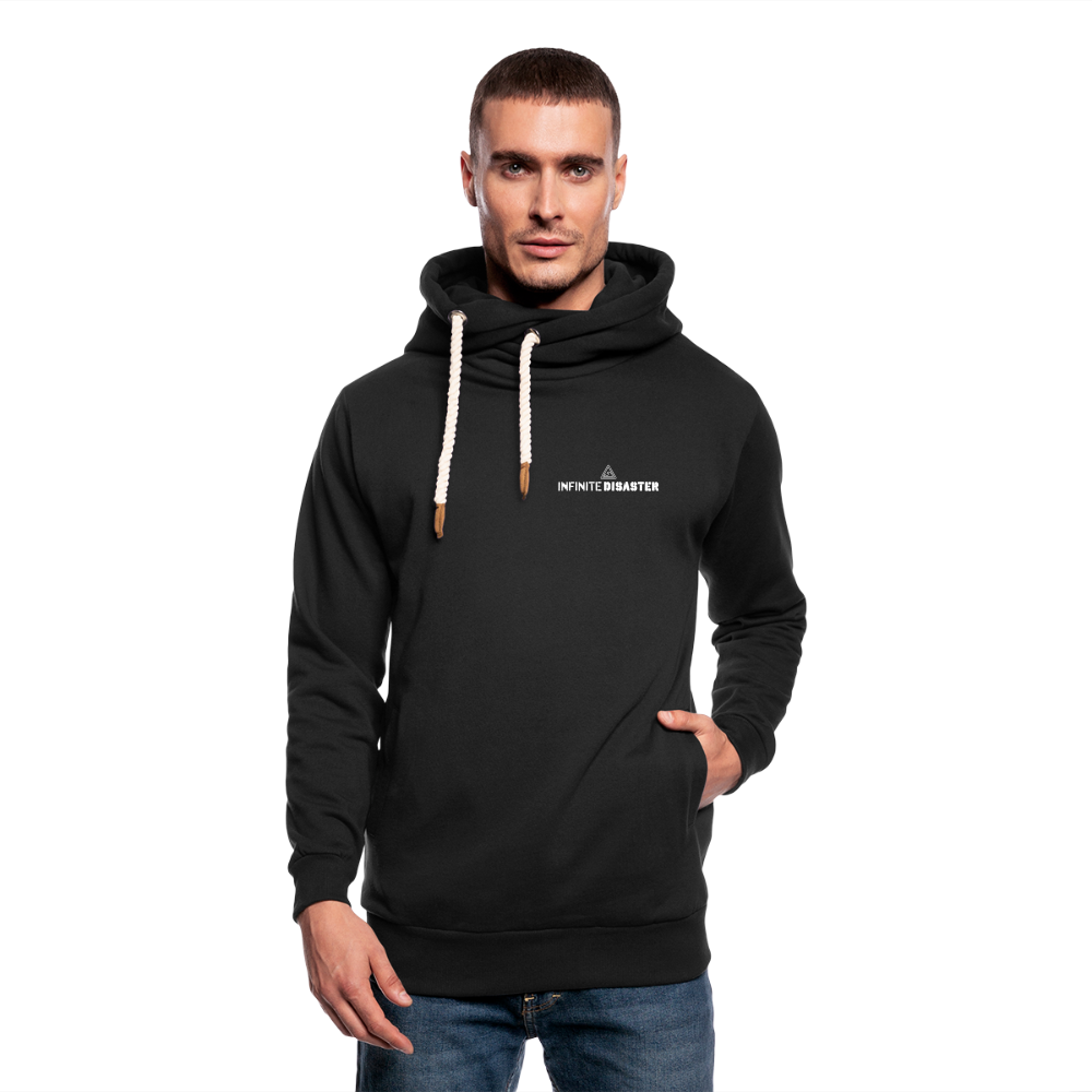Lighthouse Shawl Collar Hoodie - black