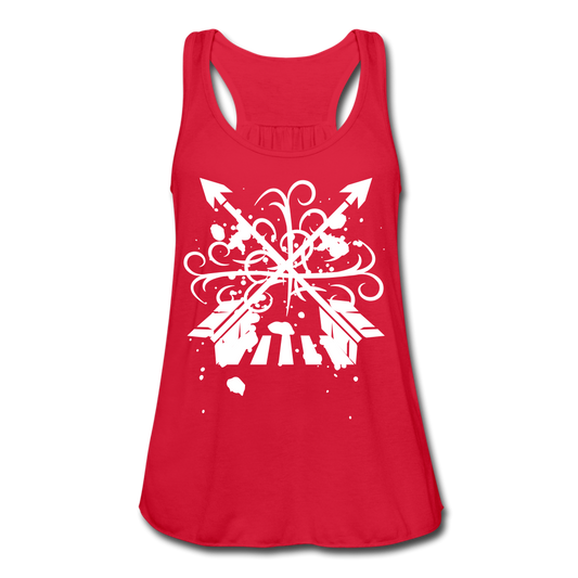Women's Infinite Flowy Tank Top - red