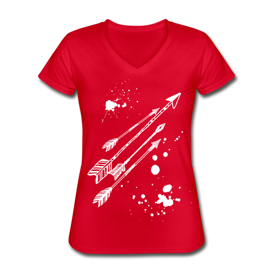 Woman's Arrow Shirt - red